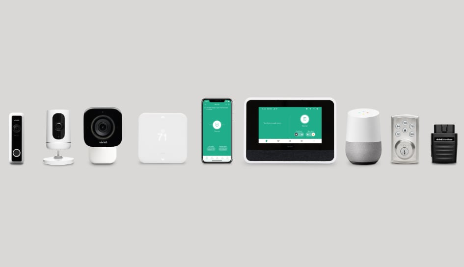 Vivint home security product line in Provo